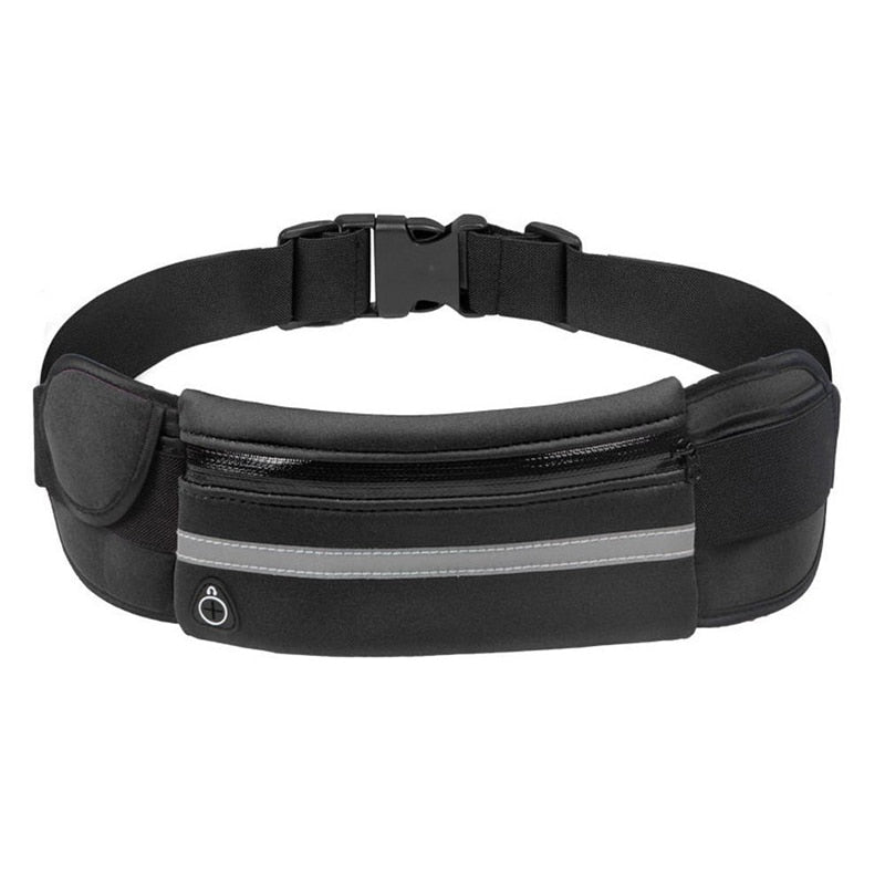 Fashion mini fanny pack for women men Portable convenient USB waist pack Travel multifunctional waterproof phone belt bag - Korvel
