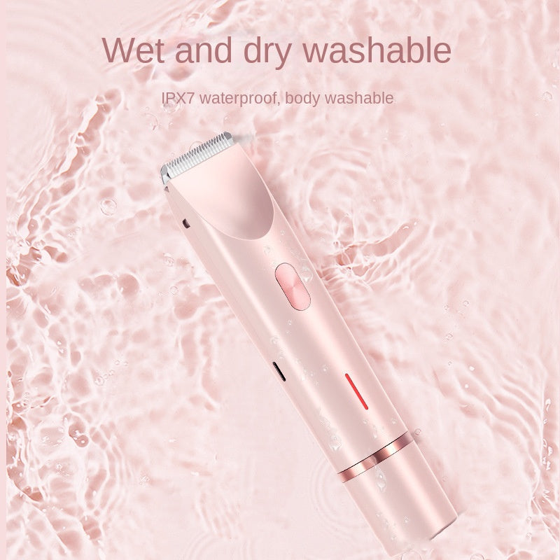 Double headed shaver new electric hair removal device women's private pubic hair removal device - Korvel