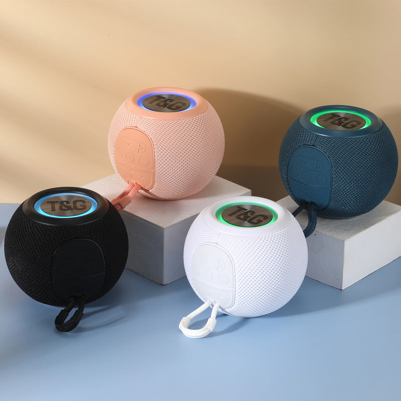 TG337 Bluetooth Speaker Wireless Fabric Card Speaker Subwoofer Portable Mini Bluetooth Speaker - Korvel