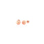 14k Rose Gold Classic Round Shape Stud Earrings - 6.0 mm