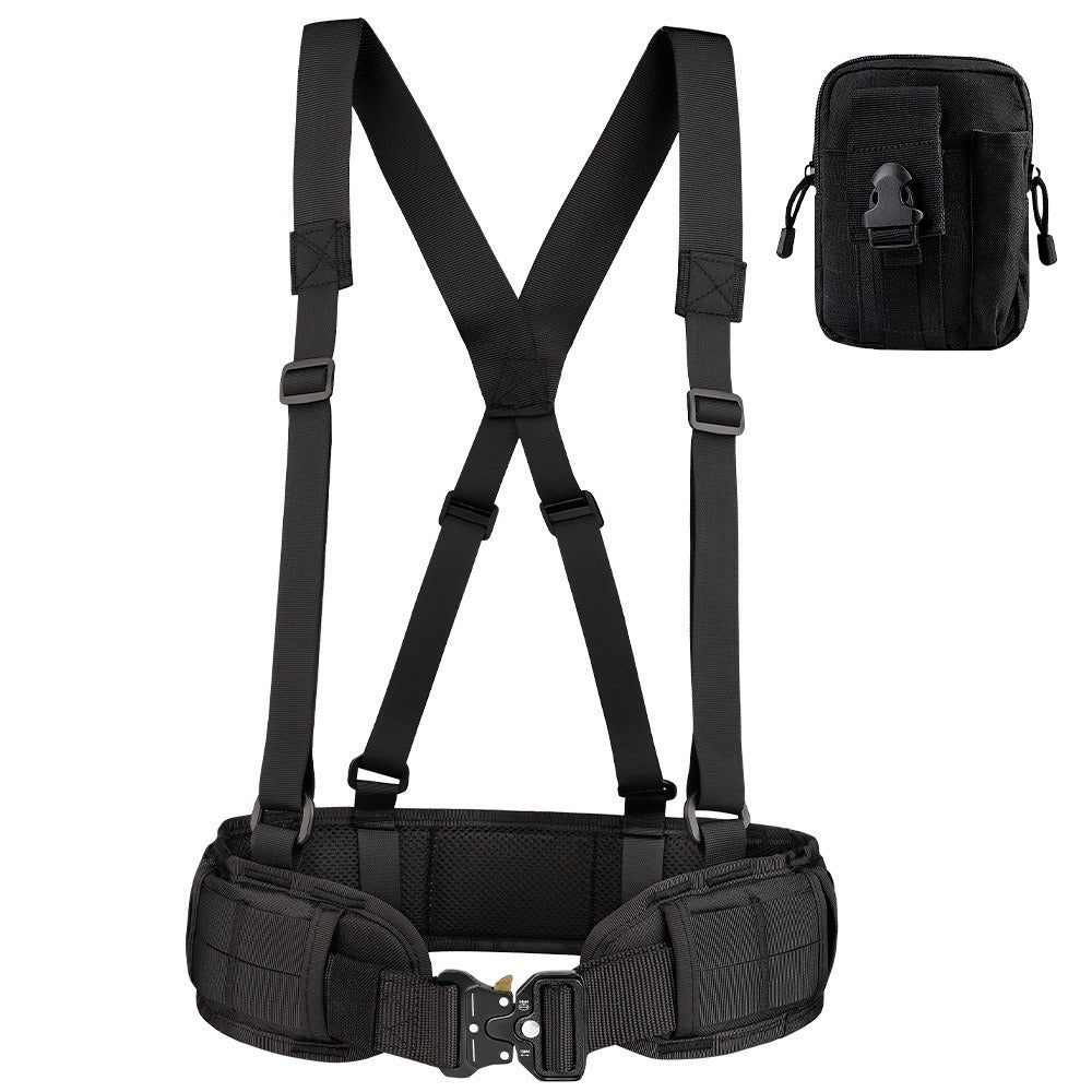 Multi Functional Quick Disassembly Tactical Belt Waist Cover Outdoor Training Cobra Belt Nylon Waist Belt Suit - Korvel