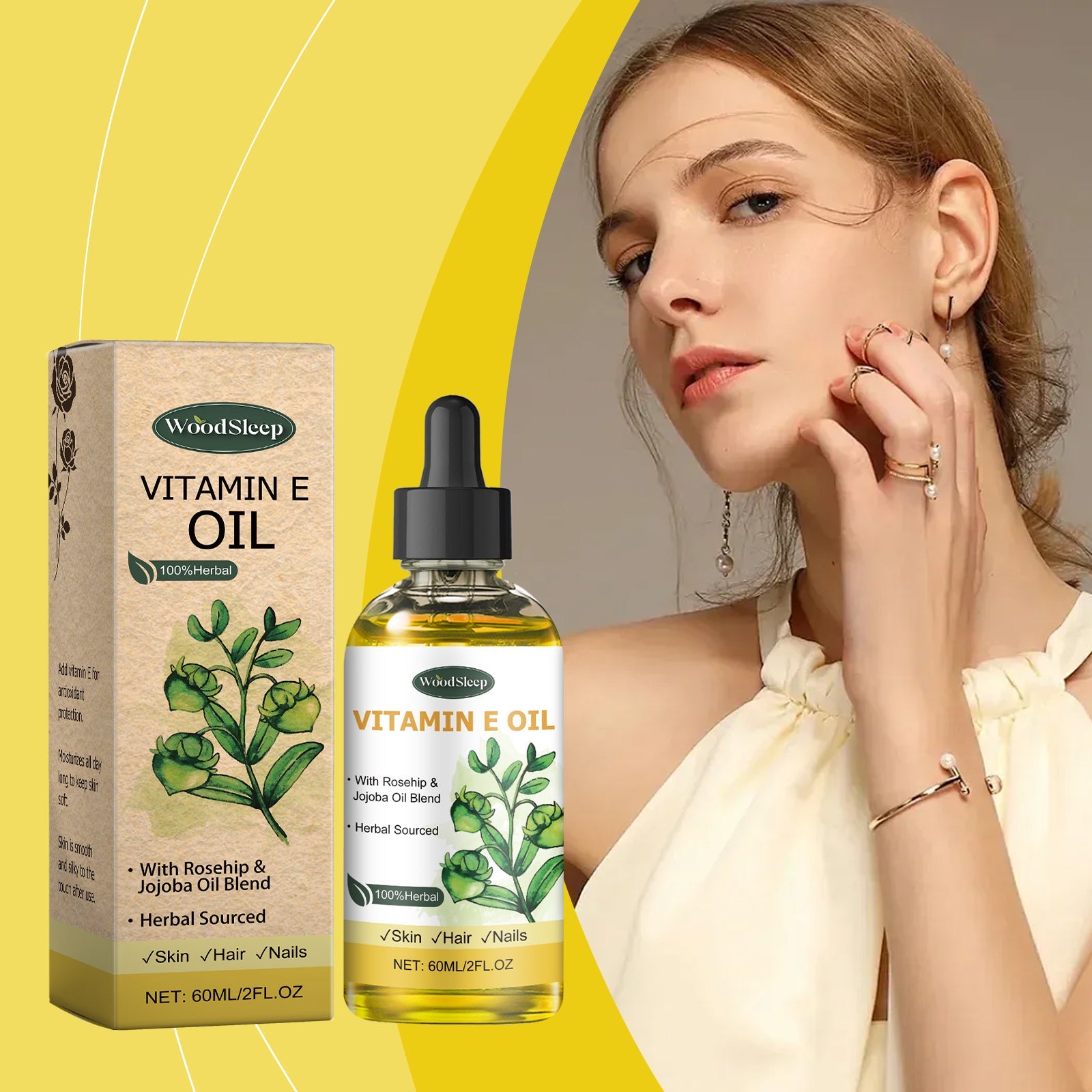 Skin Care Oil Vitamin E Moisturizes And Moisturizes Skin Daily Care Oil - Korvel