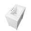 30" Bathroom Vanity with Sink  Multi-functional Bathroom Cabinet with Doors and Drawers Solid Frame and MDF Board, White - Korvel