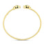 Bracelet jonc panthère en or jaune 14 carats - Bracelet élégant