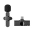 Wireless Lavalier Microphone Lapel Mic Mini For iPhone Android Cell Mobile Phone PC Tiny Micro Tie Mikrofon Mike Dual Bluetooth - Korvel