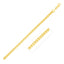 Cadena Franco de Corte de Diamante de Oro Amarillo de 14k - 4.6mm