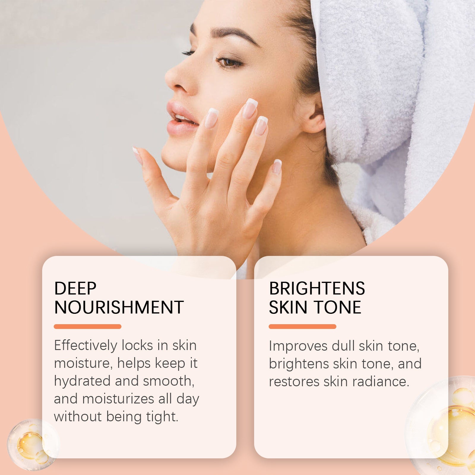 Moisturizing Moisturizing Face Cream, Gentle Care Bright Moist Moisturizing Facial Skin Care Cream - Korvel