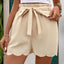 Perfee Frill Tied Shorts with Pockets - Korvel