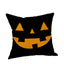 Truc of behandelen/pompoen print Happy Halloween Sierkussen Cover Kussen Case brief print Kussensloop Kussenhoes - Korvel