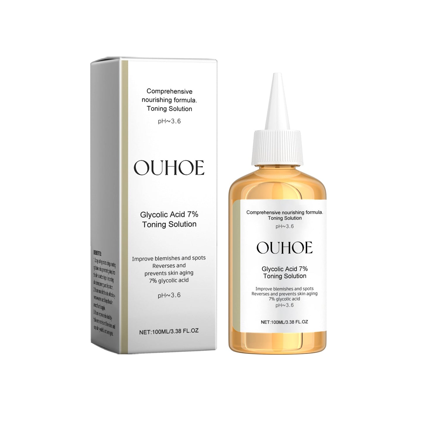 Toner hydratant à l'acide glycolique 7%