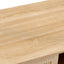 41.34" Modern Rattan Coffee Table with Sliding Door Storage