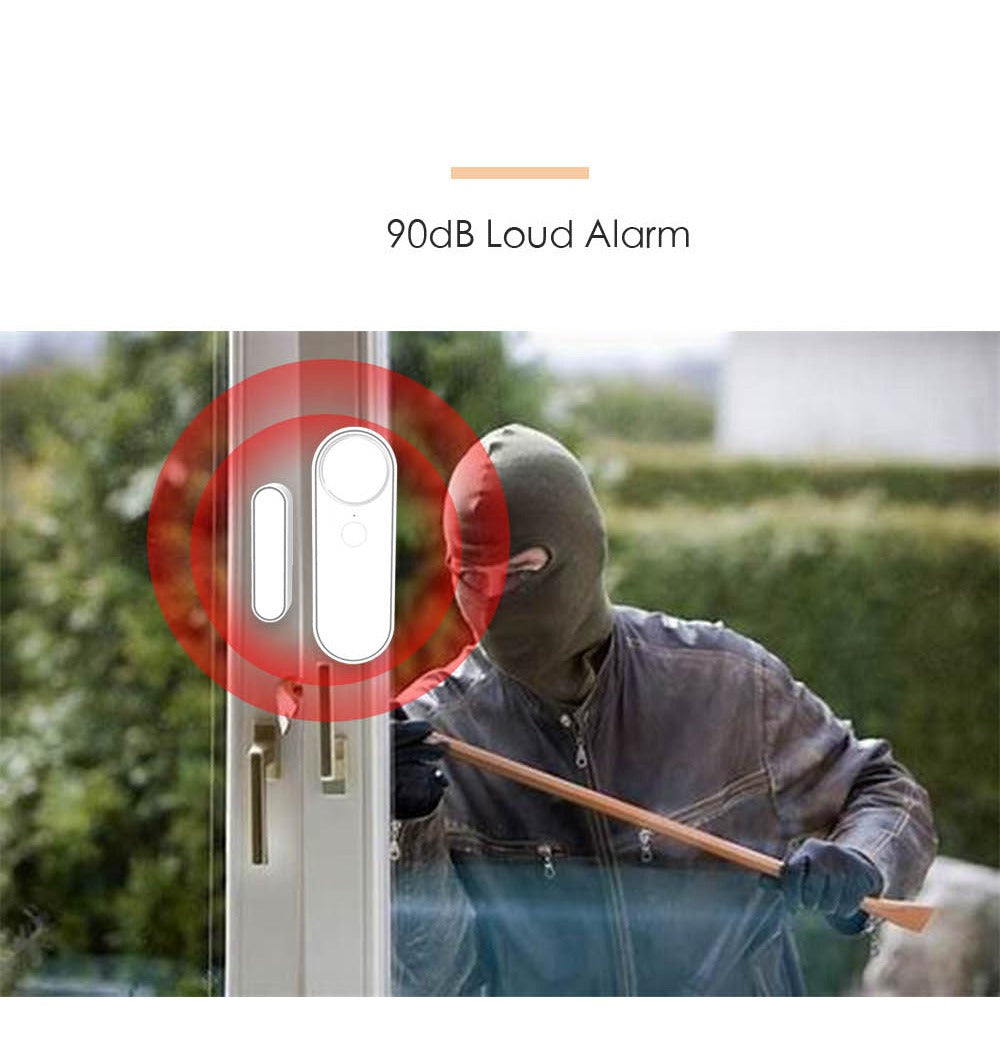 Smart Life Tuya Wifi Window Detector Door Open Close Sensor Security Contact Wifi Smart Door Sensor - Korvel