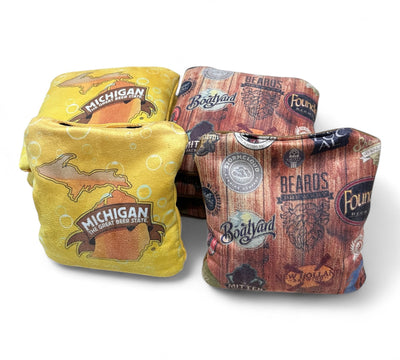 Michigan Brewery Cornhole Bags (set of 8) - Korvel
