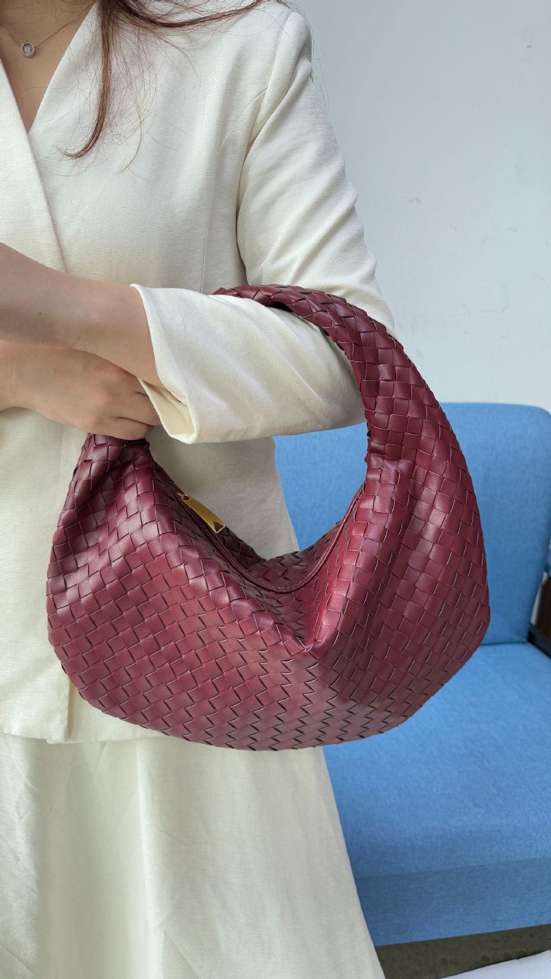 Premium Large Women's Woven Shopper Bag
