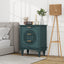 Commode de rangement à 3 tiroirs en bois creusé