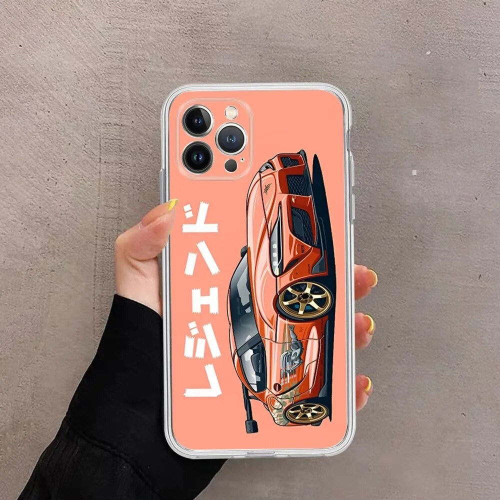 Premium Soft Shell Case for iPhone 15 - Black