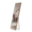 60x17 Brown Solid Wood Frame Full-length Mirror, Dressing Mirror, Bedroom Home Porch - Korvel