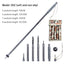 Folding telescopic outdoor hiking tactical self-defense stick Walking stick - Korvel