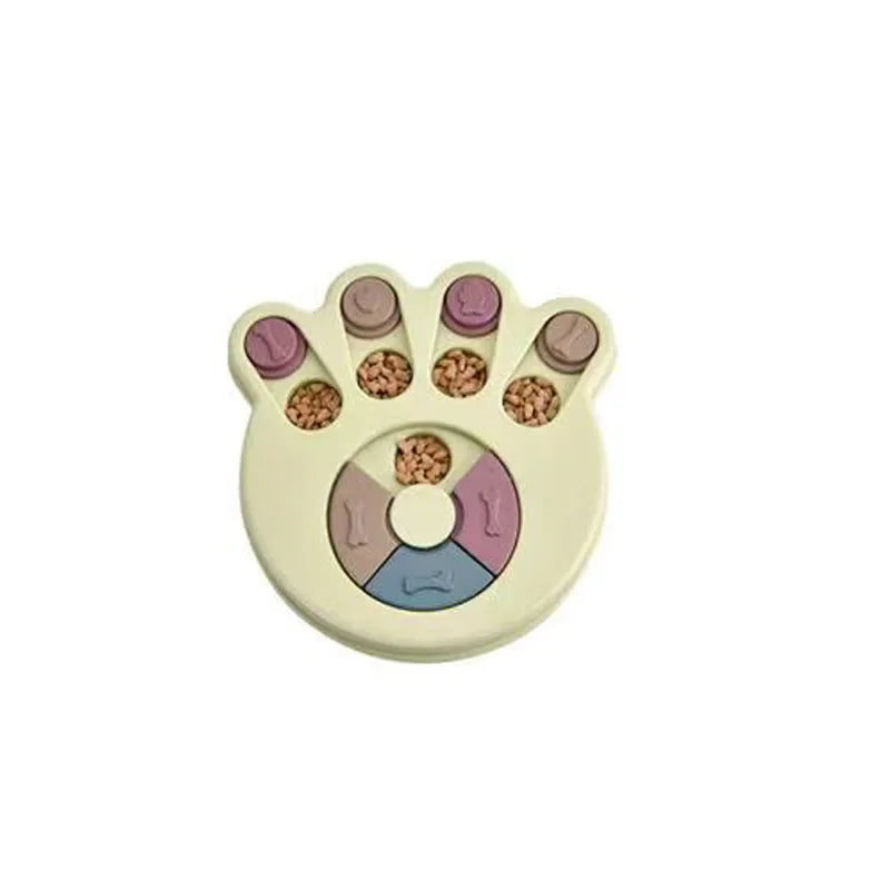 Dog Puzzle Toys Slow Feeder Interactive Increase Puppy IQ Food Dispenser Slowly Eating NonSlip Bowl Pet Cat Dogs Training Game - Korvel