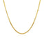Chaîne en or jaune 10 carats classique en boîte - 1,40 mm
