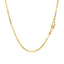 Chaîne en or jaune 10 carats classique en boîte - 1,40 mm