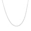 14k White Gold Diamond Cut Cable Link Chain - 0.7mm