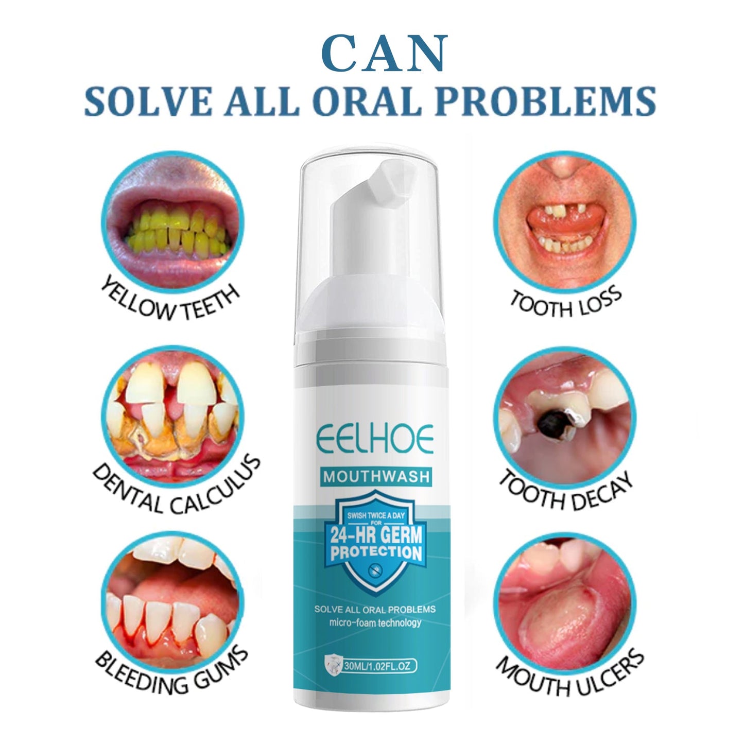 Premium Dental Cleanser Mousse for Fresh Breath