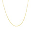 14k Yellow Gold Diamond Cut Cable Link Chain - 0.7mm