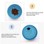 Pet Feeder Wobble Bowl Dog Food Dispensing Ball Chew-Resistant Intelligent Training Toy Cat and Dog Play Ball - Korvel