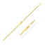 Pulsera ID de curb de oro amarillo de 14k - Accesorio elegante para el día a día
