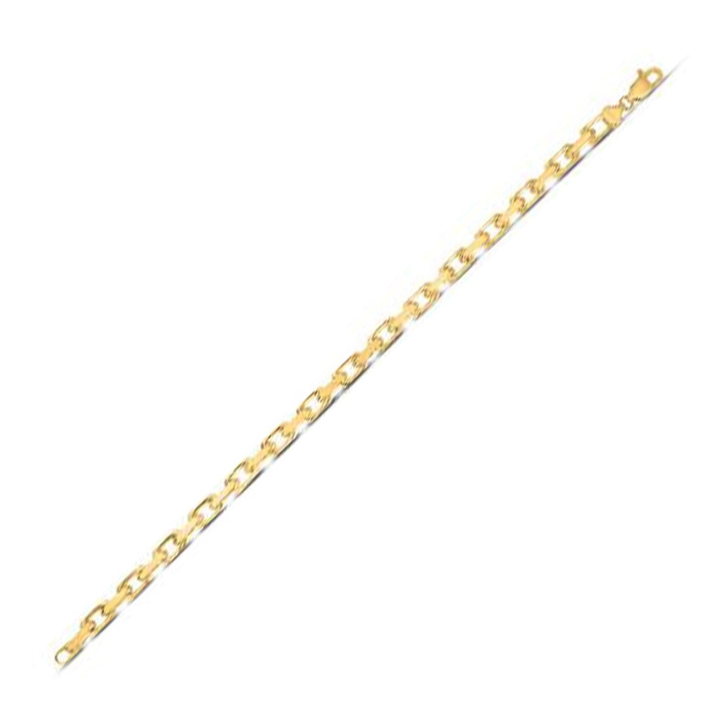 14k Yellow Gold French Cable Link Chain - 4.80 mm