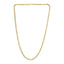 Collar de caja elegante para hombres en oro amarillo de 14k con alto pulido - 5.0mm