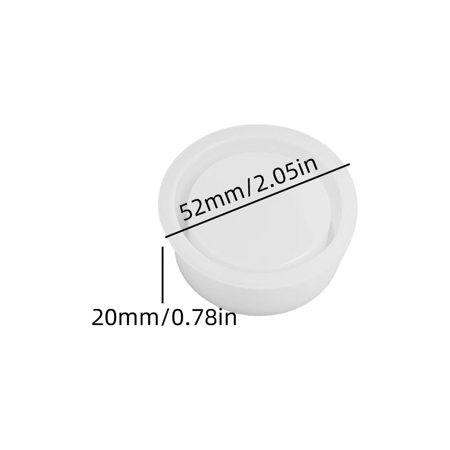 Round House Candle Holder Silicone Mold for DIY Projects