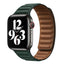 Suitable For iwatch8 Watchband S7 SE 6/5/43 Magnetic Suction New Leather Loopback Chain Apple Watch Wristband - Korvel