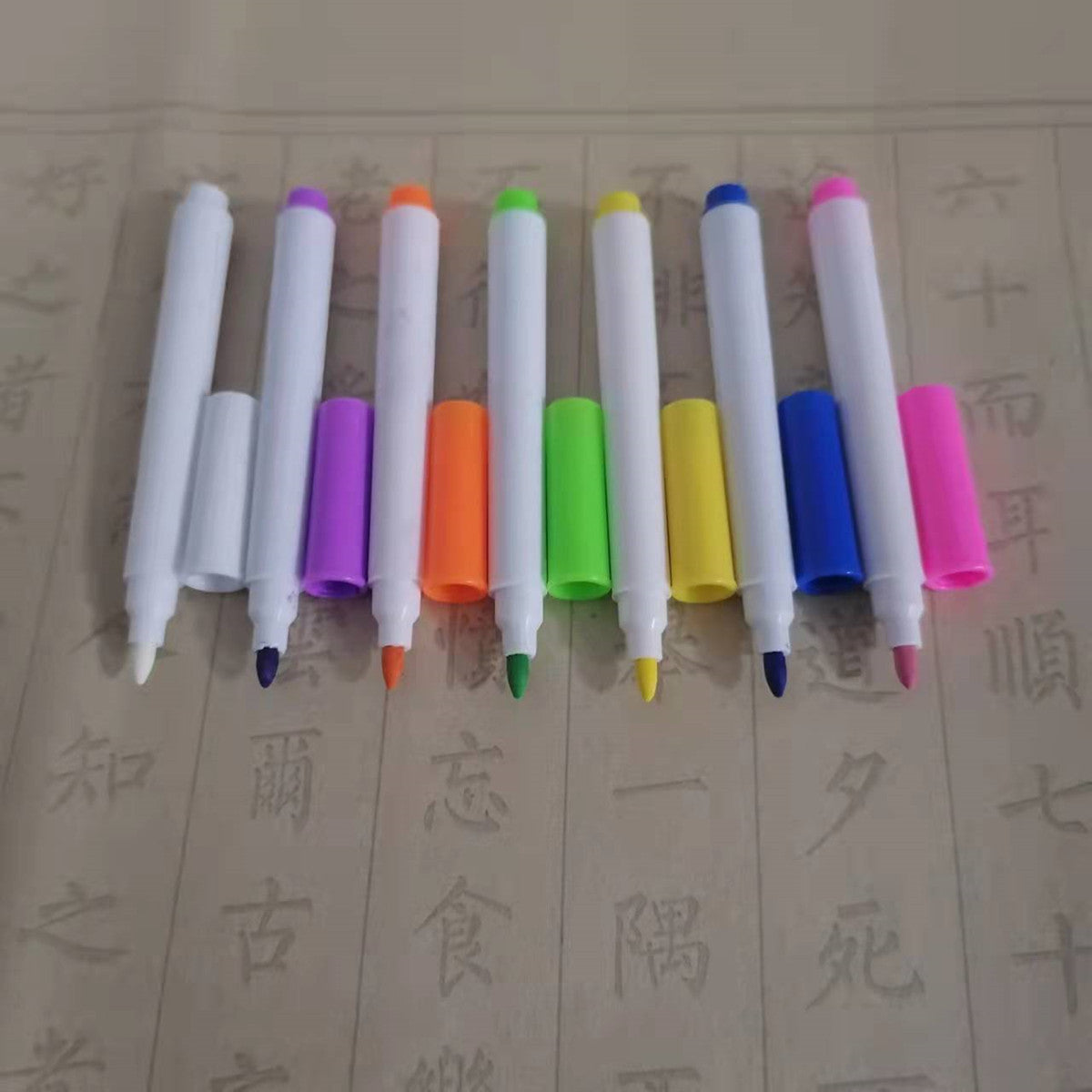 Erasable light board pen transparent acrylic luminous message note board whiteboard pen board graffiti painting pen - Korvel