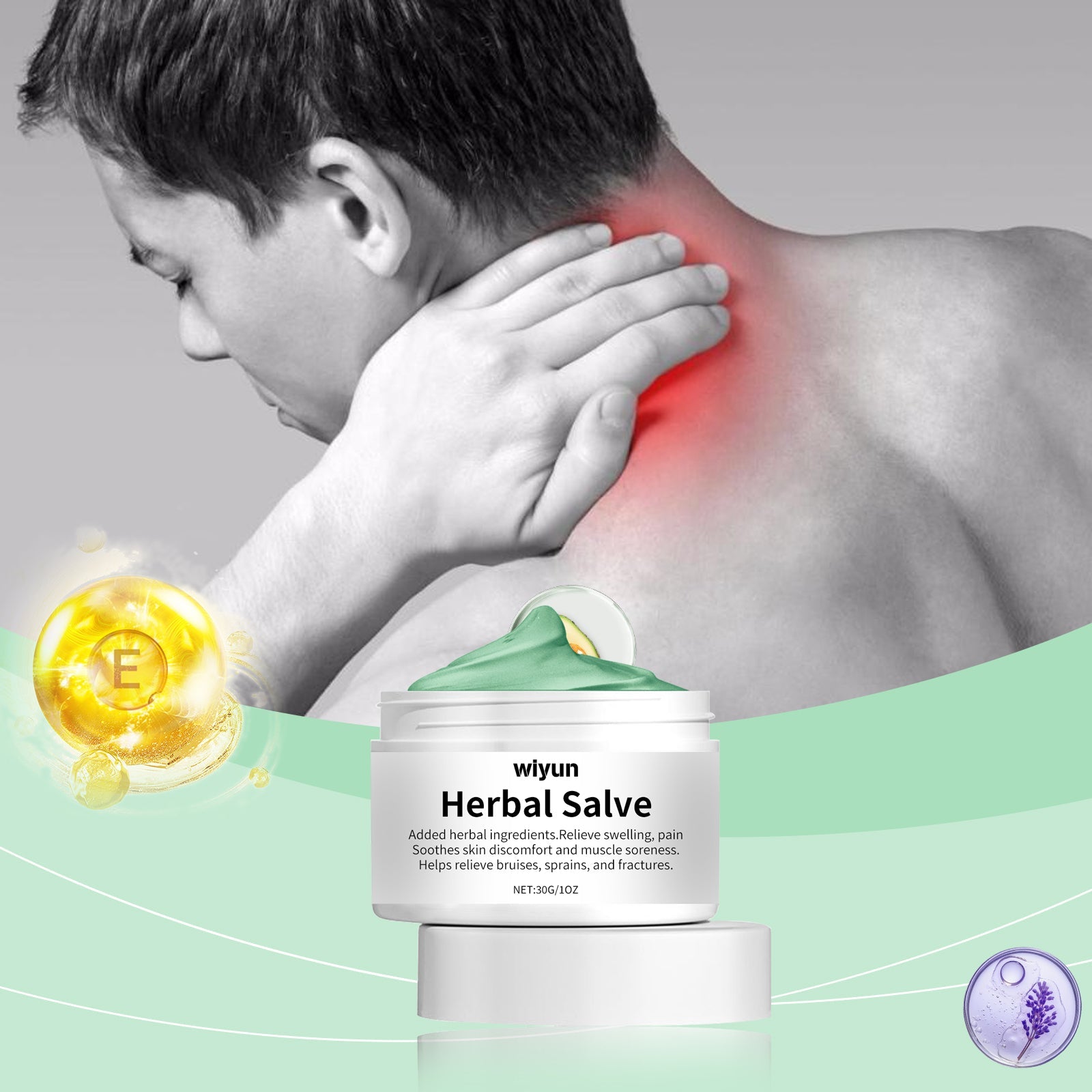 Body Care Herbal Cream, Relieve Shoulder And Neck Joint Muscle Soreness Discomfort Body Massage Cream - Korvel