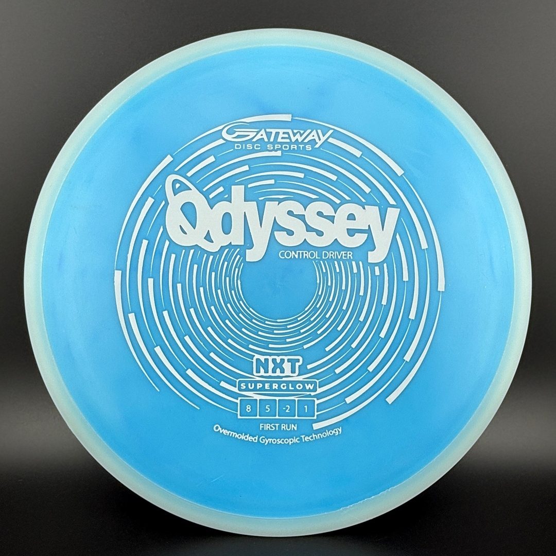 NXT Superglow Odyssey - First Run - Glow Rim Disc Golf Disc