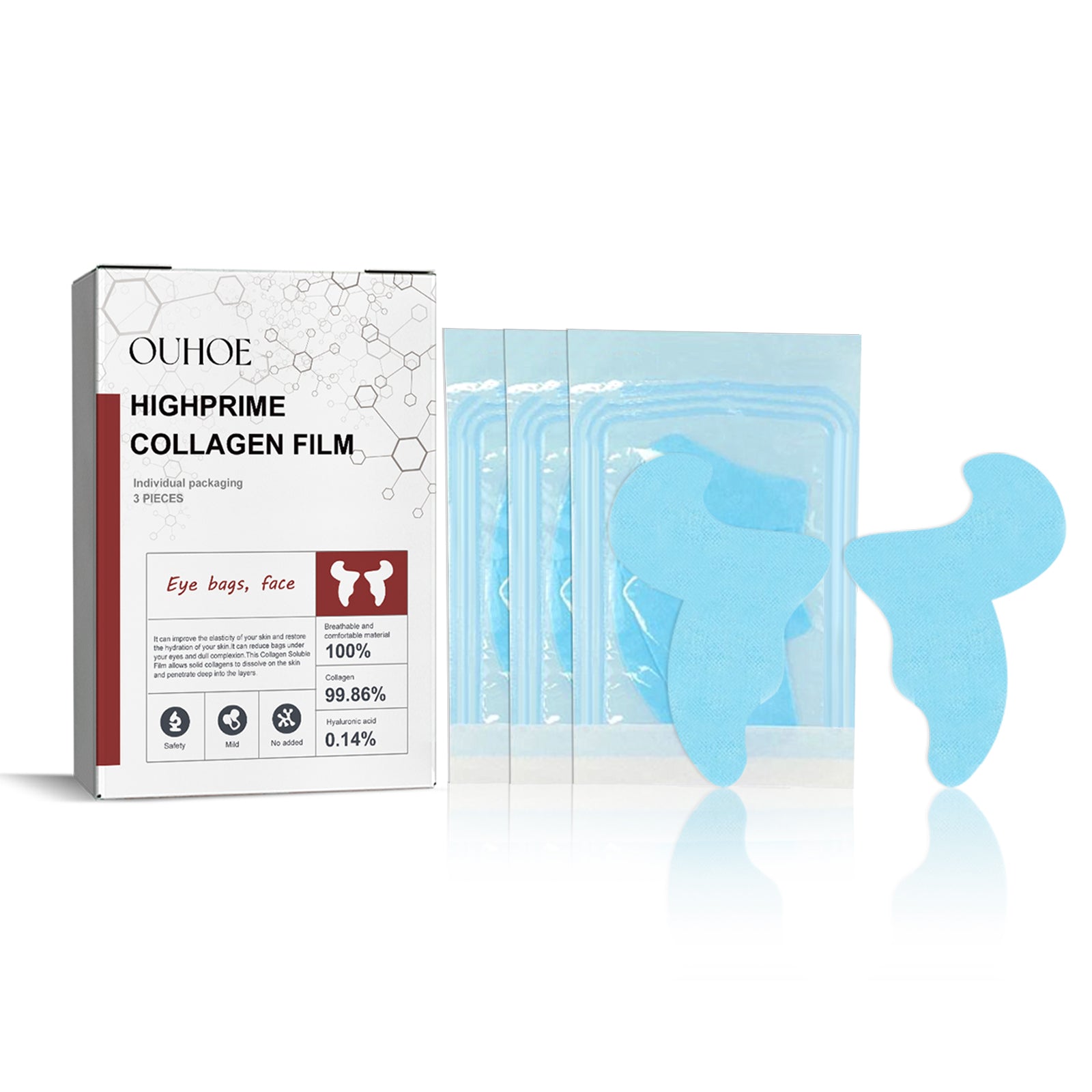 Hydrolyzed Collagen Eye Mask, Moisturize And Moisturize The Skin Around The Eyes To Reduce The Fine Lines In The Corners Of The Eyes - Korvel