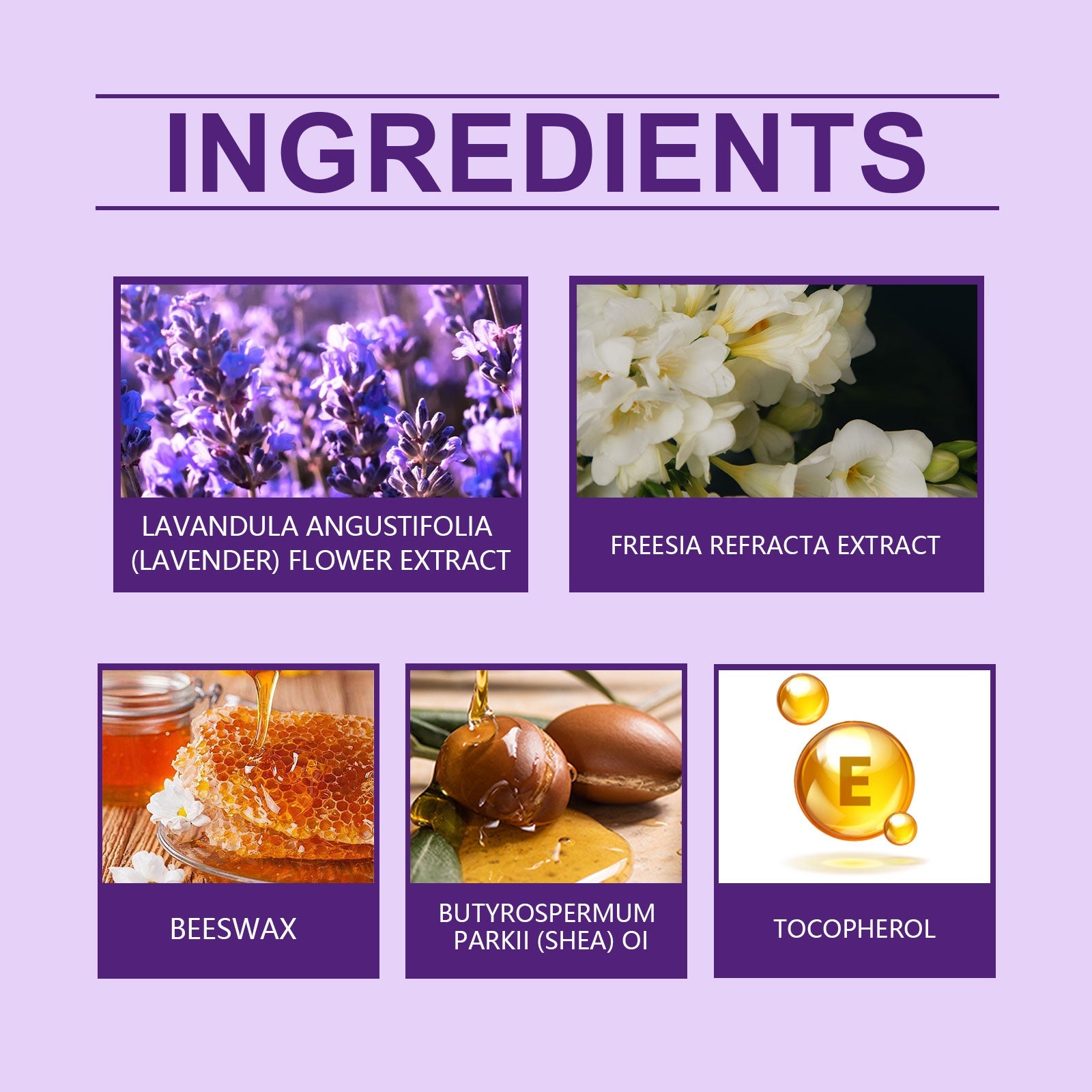 Solid Lavender Balm Natural Elegant Wrist Neck Long-Lasting Light Fragrance Refreshing Atmosphere Pocket Balm - Korvel