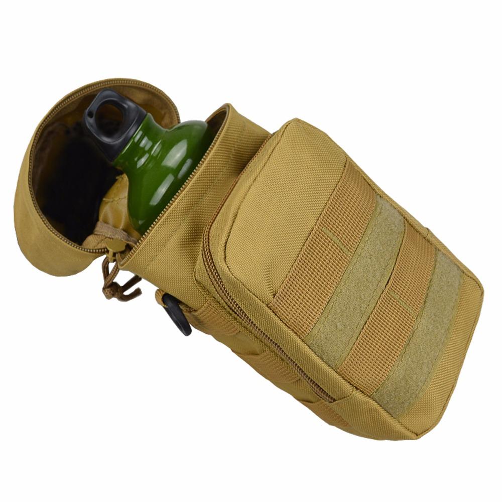 Black Hawk Commandos Tatical Molle Water Bottle Pouch bag H2O Holder Attachment military camouflage pack - Korvel