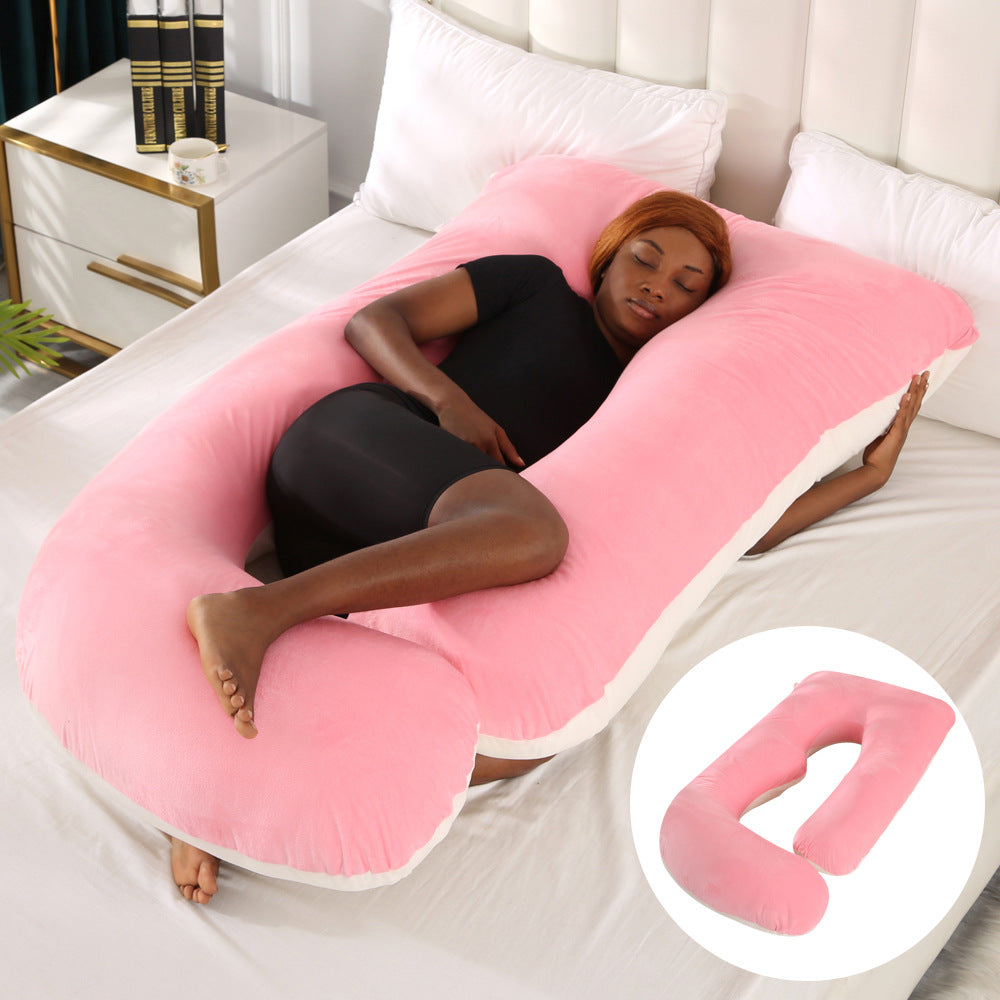 J-Shaped Pregnancy Pillow for Side Sleepers