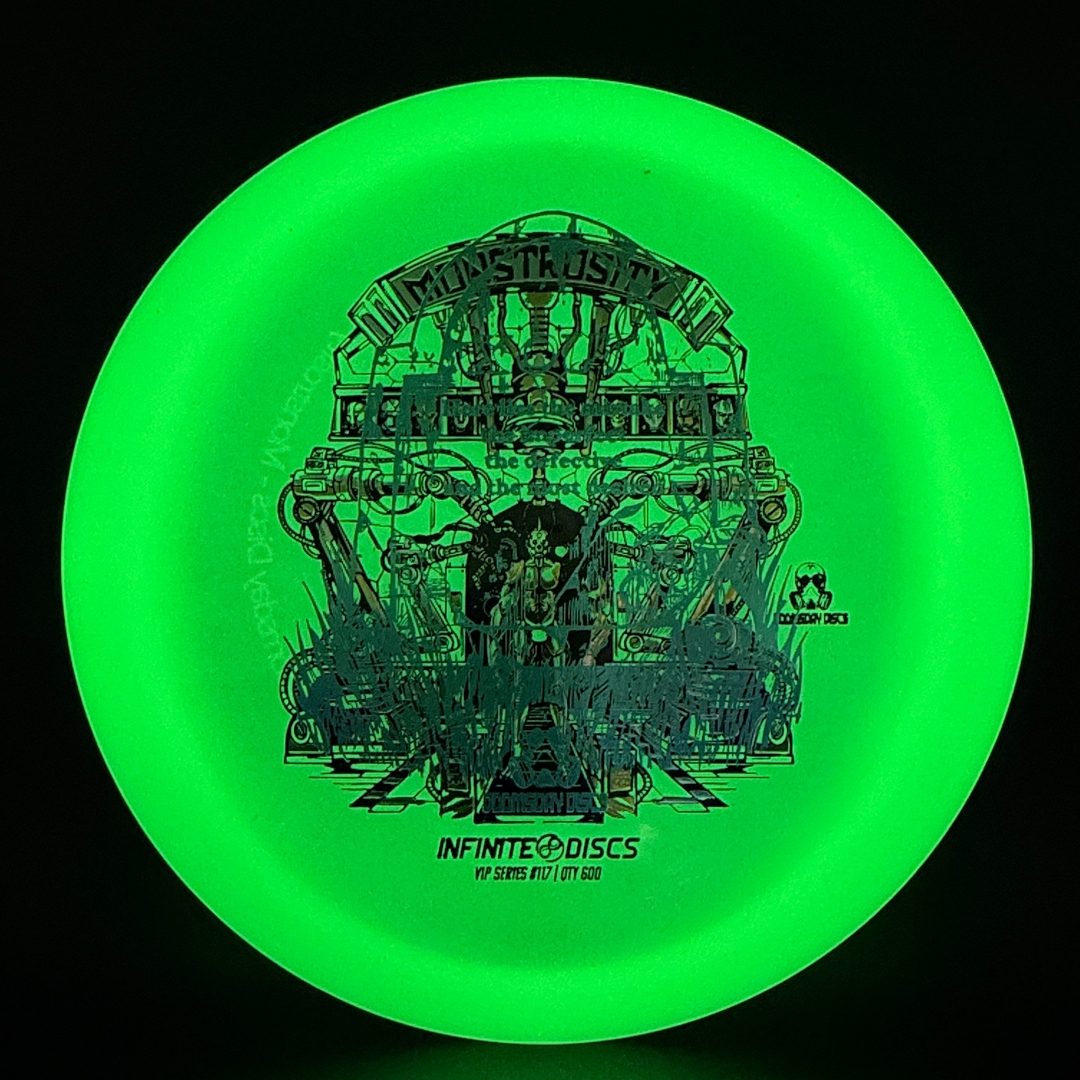 Glow Monstrosity - VIP Series #117 - X-Out Disc Golf Disc