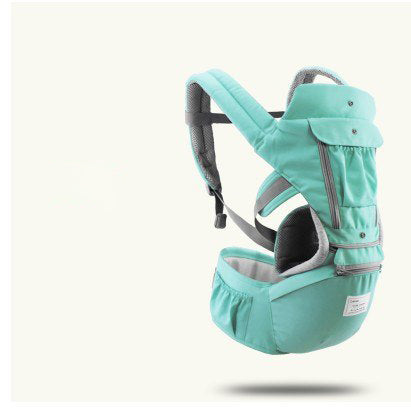 AIEBAO Ergonomic Baby Carrier Infant Kid Baby Hipseat Sling Front Facing Kangaroo Baby Wrap Carrier for Baby Travel 0-18 Months - Korvel