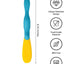 Silicone platypus toast spreading stick creative bread pie spreading knife seasoning brush cheese butter scraper - Korvel
