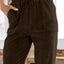 Drawstring Pants with Pockets - Korvel