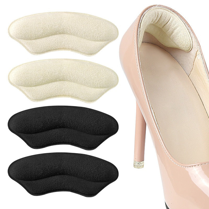 Sponge heel patch, high heels, anti drop heel patch, soft and anti wear heel patch, adjustable size, and optional half size pad - Korvel