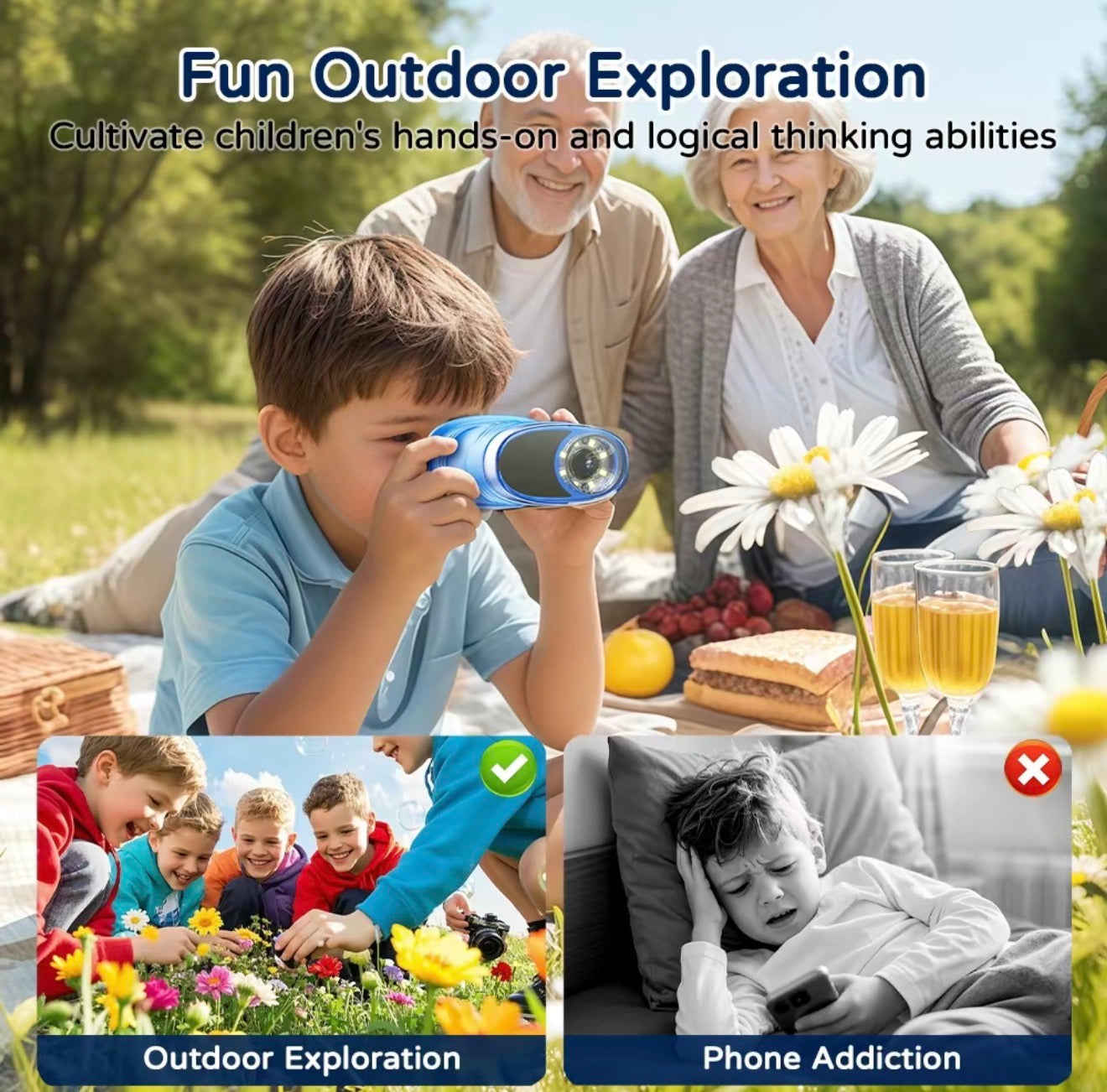 Microscopio MicroView para Niños - Herramienta de Exploración Digital Portátil
