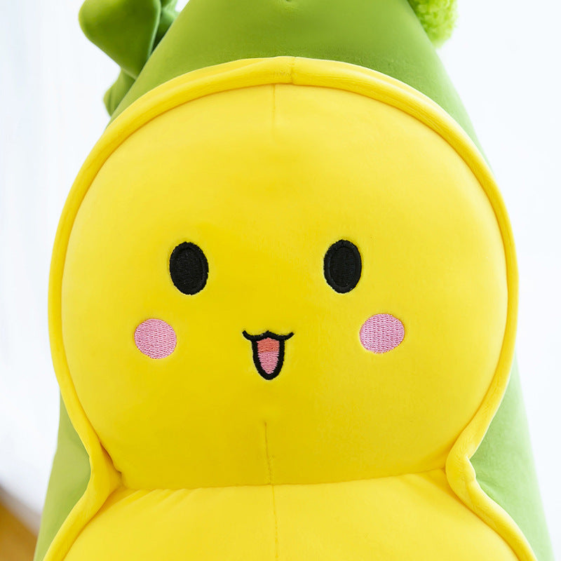 Pea Pillow Plush Toy Long Sleep Doll Caterpillar Grabber Doll - Korvel