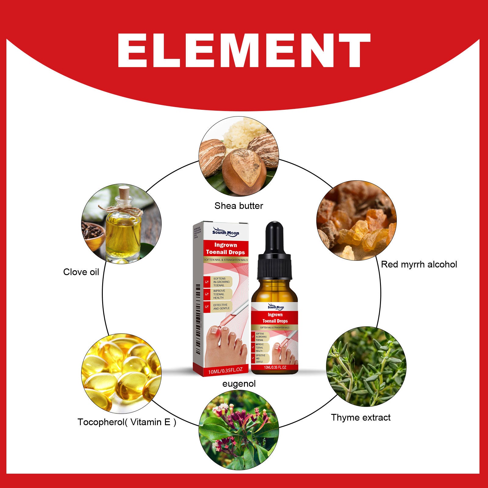 Toenail Repair Essence Moisturizes, Restores And Cleanses Foot Nails And Brightens With Essential Oil - Korvel