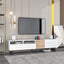 Modern TV Stand for 80'' TV with Double Storage Space